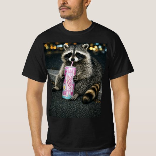 T-shirt graphique de boisson de barbe à papa de ra (Devant)