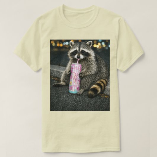 T-shirt graphique de boisson de barbe à papa de ra (Design devant)
