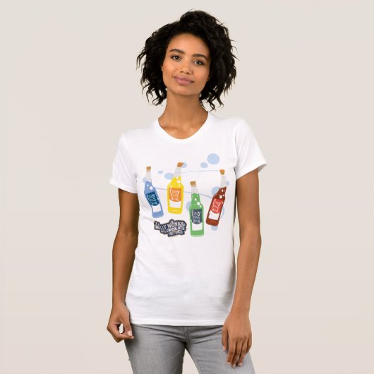 T-shirt Graphique de boisson de levage Fizzy (Devant entier)