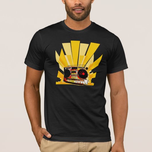 T-shirt Graphique de Boombox (Devant)