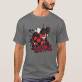 T-shirt Graphique de caractères de Shadybug à revers Mirac (Devant)