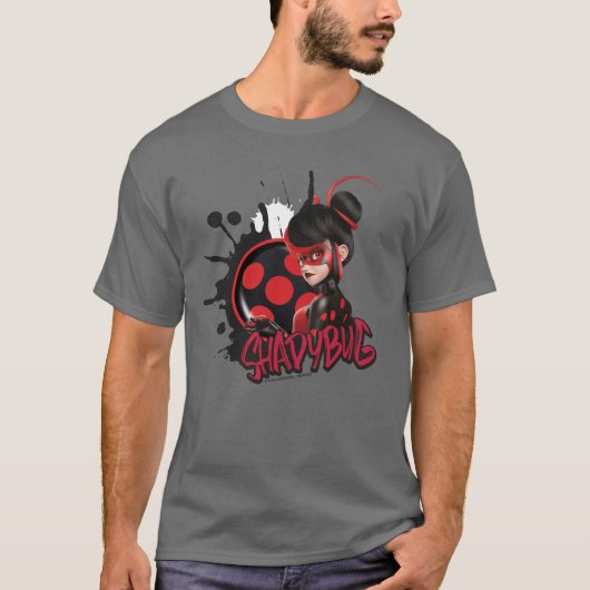 T-shirt Graphique de caractères de Shadybug à revers Mirac (Devant)