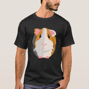 T-shirt Graphique de cavie de porc mignonne et Guinée