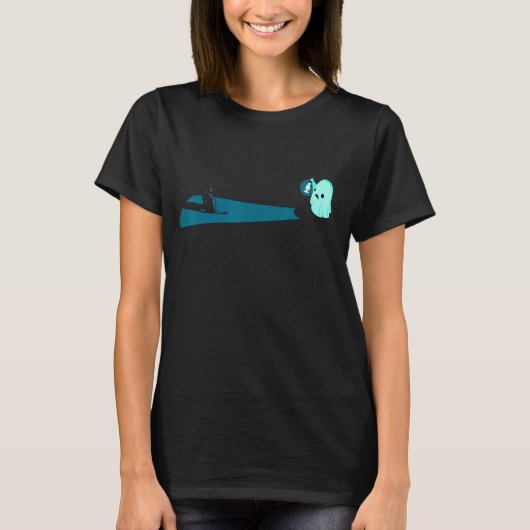 T-shirt Graphique de chat effrayant nerd geek (Devant)