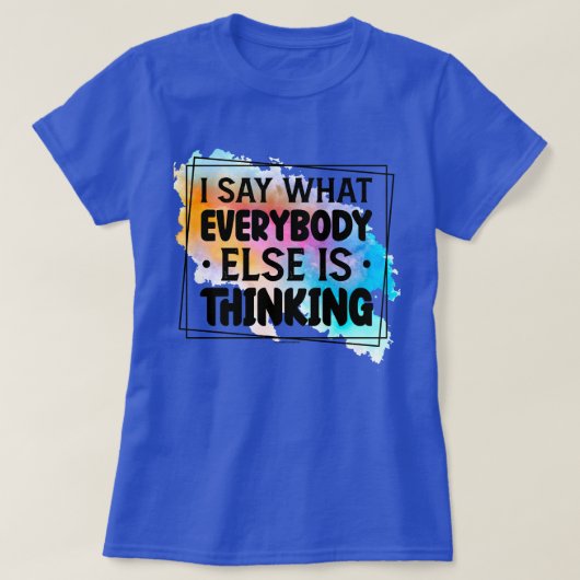T-shirt Graphique de citation drôle (Design devant)