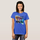 T-shirt Graphique de citation drôle (Devant entier)