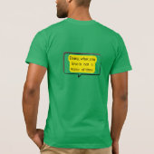 T-Shirt – Graphique de citation motivationnelle (Dos)
