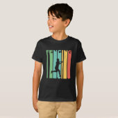 T-shirt Graphique de clôture vintage (Devant entier)