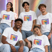 T-shirt Graphique de code-barres de la fierté LGBTQ Label