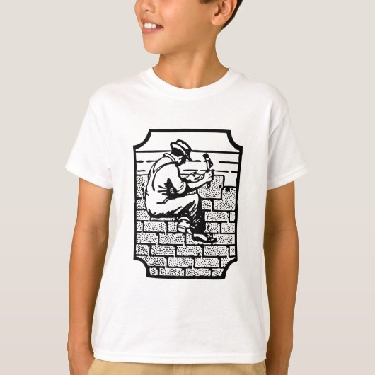 T-shirt Graphique de construction de couvreur professionne (Devant)
