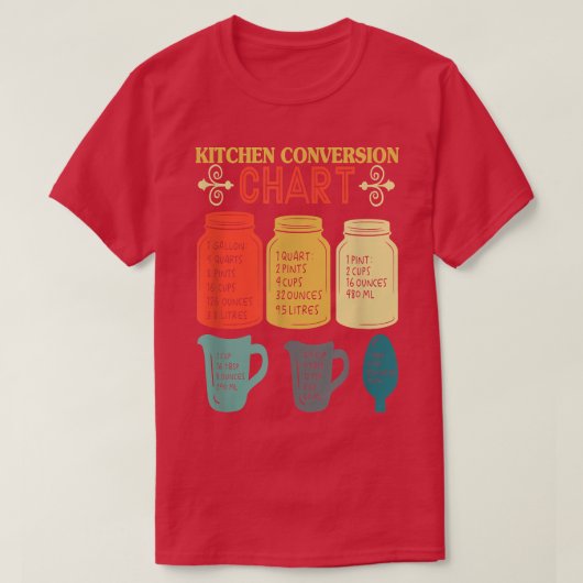 T-shirt graphique de conversion de cuisine graphique cuisi (Design devant)