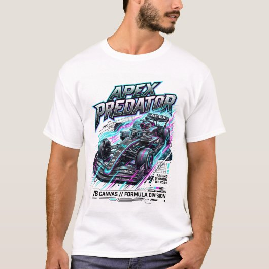 T-shirt Graphique de course Apex Predator Neon F1 (Devant)