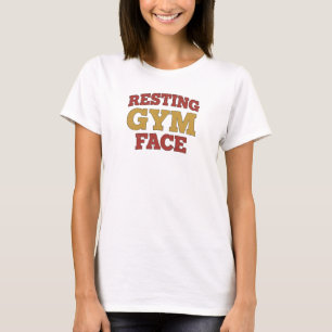 T-shirt Graphique de designer CLASSIQUE VISAGE DE GYM AU R