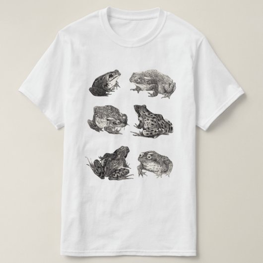 T-shirt Graphique de dessin de grenouille (Design devant)