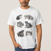 T-shirt Graphique de dessin de grenouille (Devant)