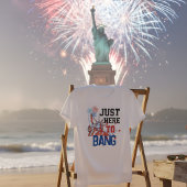 T-shirt Graphique de feu d'artifice de la Statue de la Lib