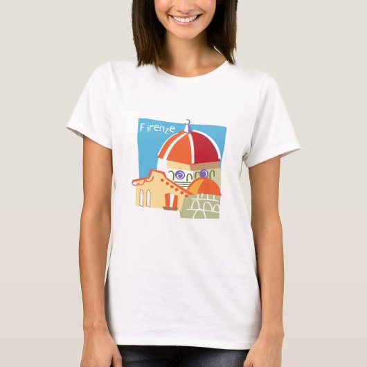 T-shirt - graphique de Firenze/de Florence (Devant)
