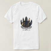 T-Shirt Graphique De Flamme De Luxe (Design devant)