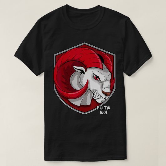 T-shirt Graphique de Flite Boi WinstonSalem State WSSU Ram (Design devant)