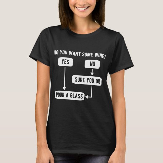 T-shirt Graphique de flux de boissons (Devant)