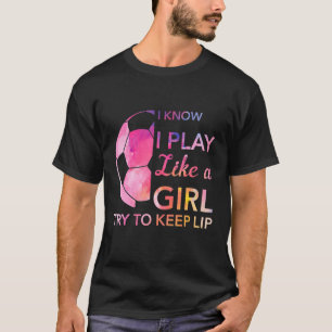 T-shirt Graphique De Football Drôle Je Sais Que Je Joue Co