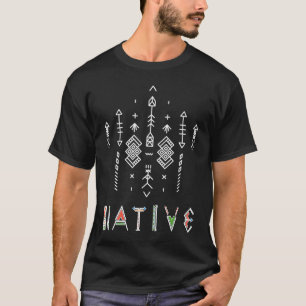 T-shirt graphique de la fête des indiens d'amérique