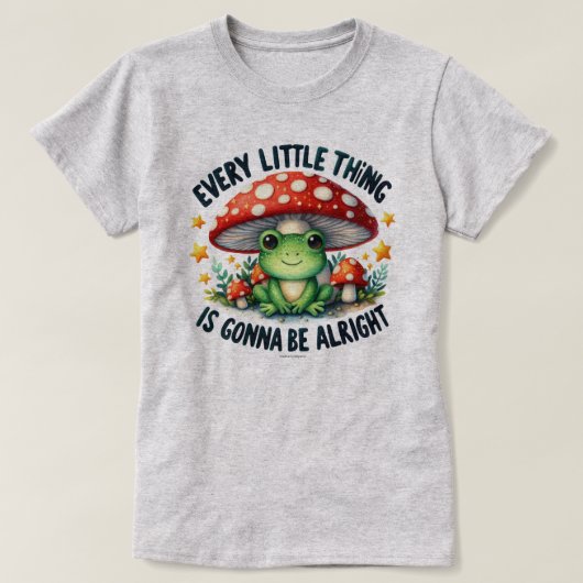 T-Shirt Graphique De La Grenouille Qui Va Bien Êtr (Design devant)