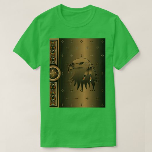 T-shirt Graphique de la nation Eagle (Design devant)
