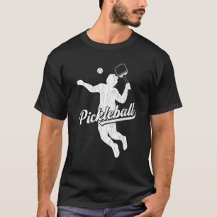 T-shirt Graphique de la pagaie du joueur de basketball rét