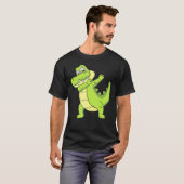 T-shirt Graphique de l'alligator de l'inclinaison (Devant entier)