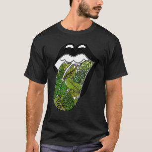 T-shirt Graphique De Langue Plante Pour Les Jardiniers Ga