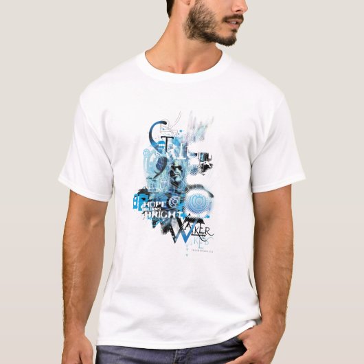 T-shirt Graphique de lanterne bleue 1 (Devant)
