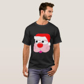 T-shirt graphique de lapin de Noël mignon (Devant entier)