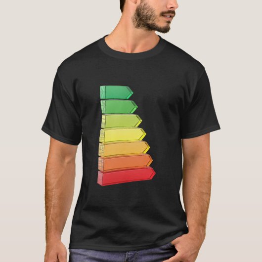 T-shirt Graphique de l'efficacité énergétique (Devant)