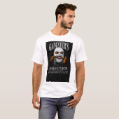 T-shirt graphique de l'évolution du gangster (Devant entier)