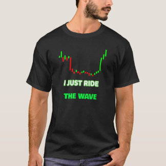 T-shirt Graphique De Marché Bonne Vague À Investir