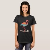 T-shirt graphique de Miami Beach – Vacances d'été (Devant entier)