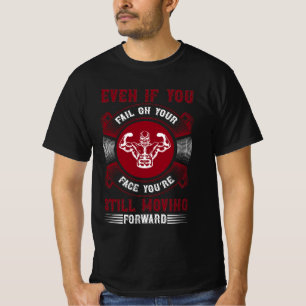 T-shirt graphique de motivation hardcore pour sall