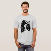 T-shirt Graphique de moto de Superbike (Devant entier)