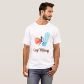 T-shirt Graphique de mouvement dynamique (Devant entier)