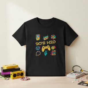 T-shirt graphique de nostalgie des années 90 Vintage rétro
