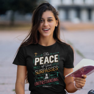 T-shirt Graphique de paix divine Tee