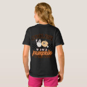 T-shirt Graphique de patchs Citrouille mignon (Dos entier)