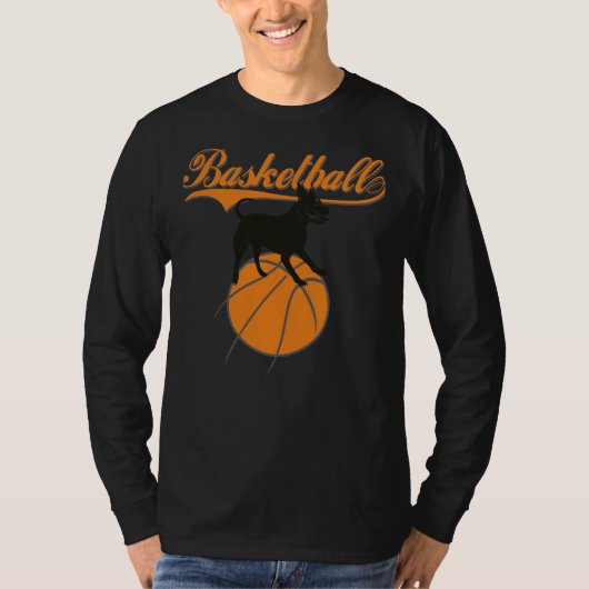 T-shirt Graphique de Pitbull de basket (Devant)