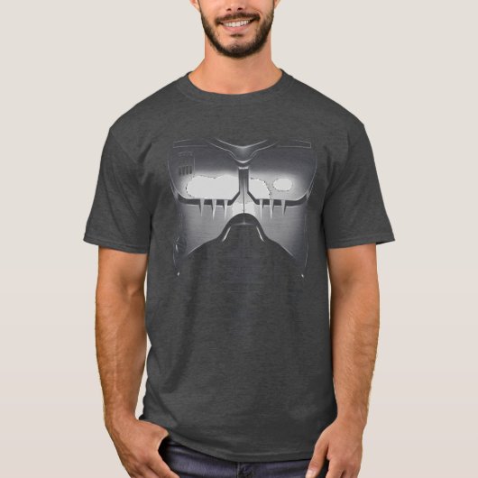 T-shirt Graphique de plaque thoracique de Robocop (Devant)