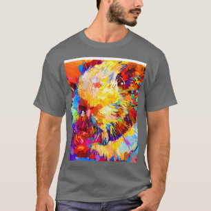 T-shirt Graphique de porc de Guinée 6
