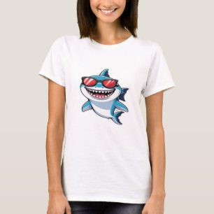 🦈 T-Shirt Graphique de Requin - Cool & Fierce Sum