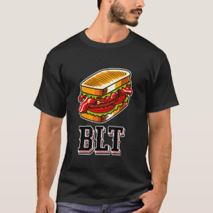T-shirt Graphique de sandwich délicieux bacon laitue tomat