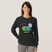 T-Shirt Graphique de Sécurité de Connexion – Techn (Devant entier)