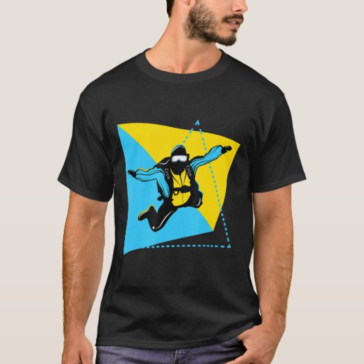 T-shirt Graphique de Skydiving (Devant)